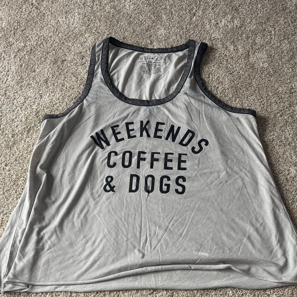 Weekend Coffee Dogs Tank